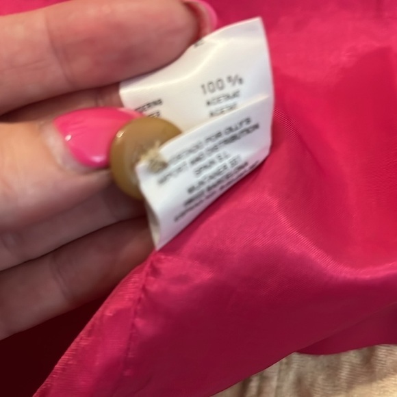 Like New Oiliy Brocade Wrap Skirt (Button and aside Tie) Size 34 Pleated - Picture 9 of 13